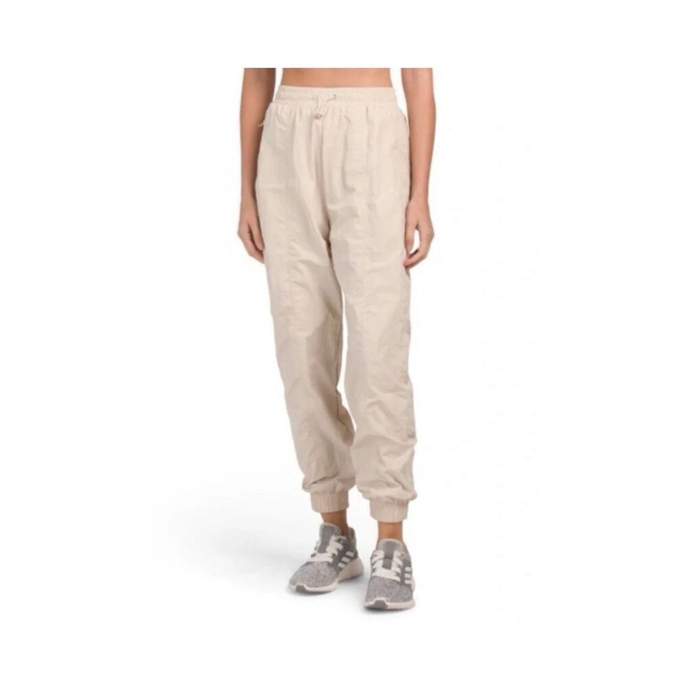 ANTHROPOLOGIE WILO THE LABEL Beige Parachute Jogger Pants-L